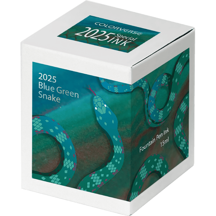 Colorverse Ink Bottle - 2025 Blue Green Snake - Standard - 15ml - Pen Boutique Ltd