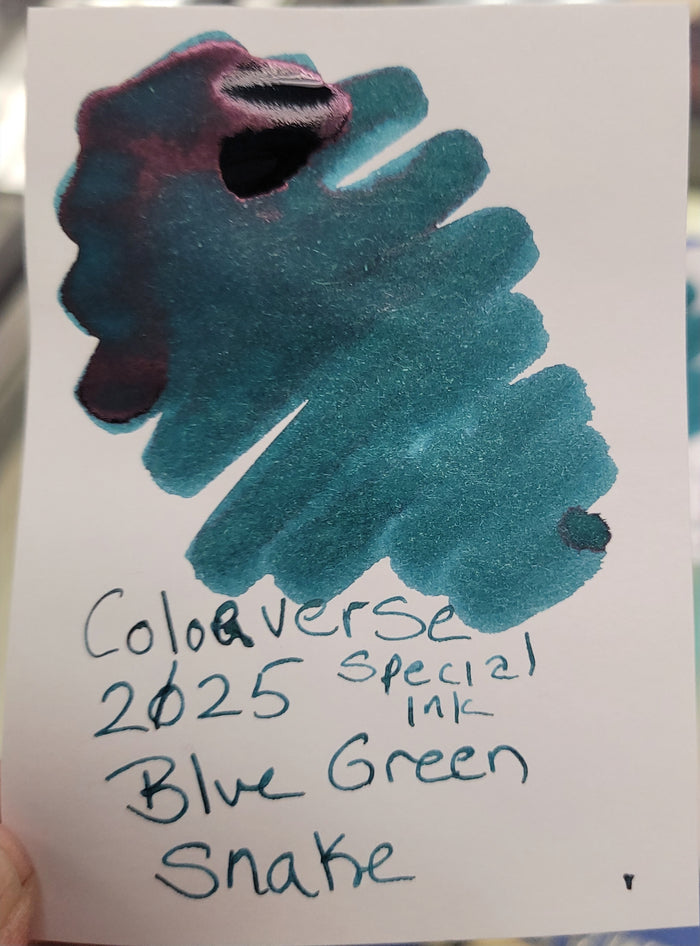 Colorverse Ink Bottle - 2025 Blue Green Snake - Standard - 15ml - Pen Boutique Ltd