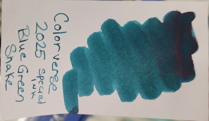 Colorverse Ink Bottle - 2025 Blue Green Snake - Standard - 15ml - Pen Boutique Ltd