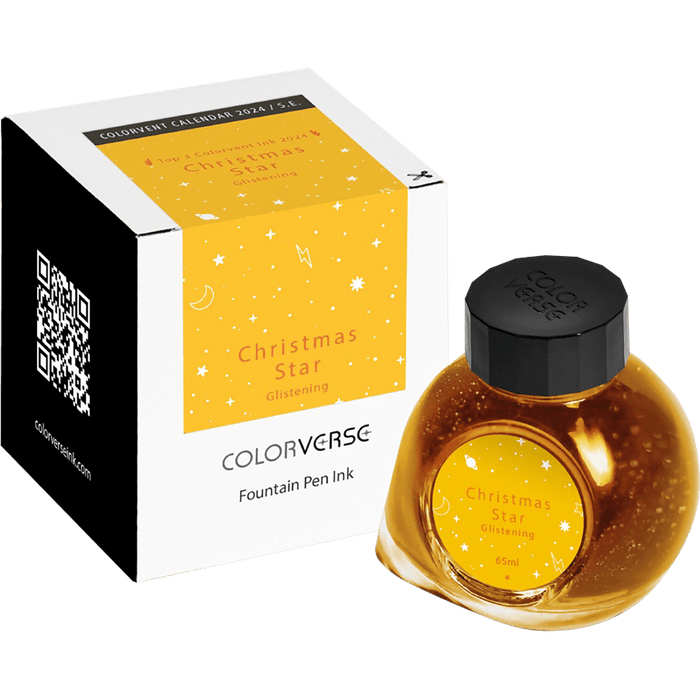 Colorverse Ink Bottle - Christmas Star Glistening - 65ml - Pen Boutique Ltd