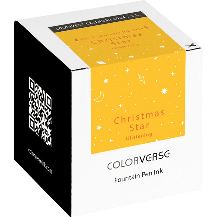 Colorverse Ink Bottle - Christmas Star Glistening - 65ml - Pen Boutique Ltd