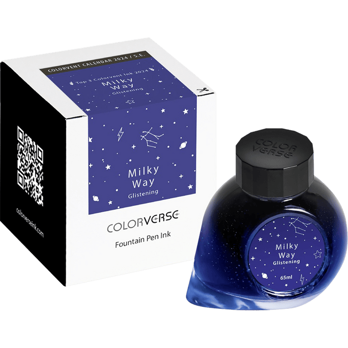 Colorverse Ink Bottle - Milky Way Glistening - 65ml - Pen Boutique Ltd