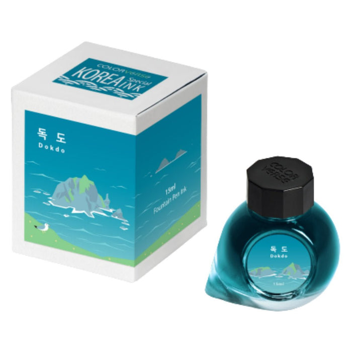 Colorverse Korea Special Ink Bottle - Dokdo (No. 044) - 15 ml - Pen Boutique Ltd