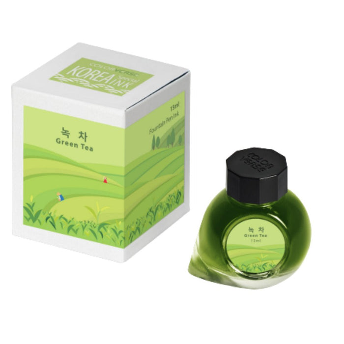 Colorverse Korea Special Ink Bottle - Green Tea (No. 050) - 15 ml - Pen Boutique Ltd