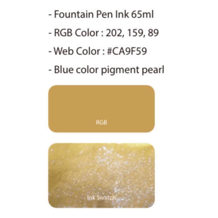 Colorverse Top 3 Color Stories Ink Bottle - Follow the Water Glistening - 65 ml (Special Edition) - Pen Boutique Ltd
