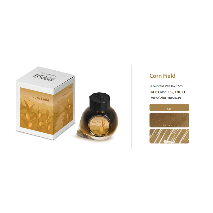 Colorverse USA Special Ink Bottle - Corn Field - 15 ml - Pen Boutique Ltd