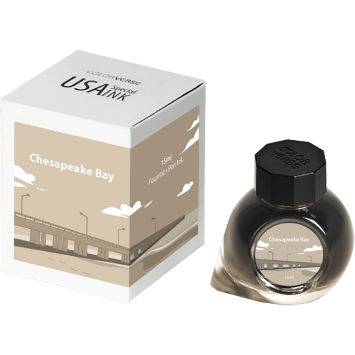 Colorverse USA Special Ink Bottle - Virginia (Chesapeake Bay) - 15 ml - Pen Boutique Ltd