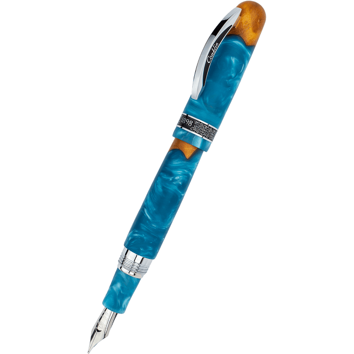 Conklin 1898 Collection Fountain Pen - Spectra Blue Fusion - Pen Boutique Ltd