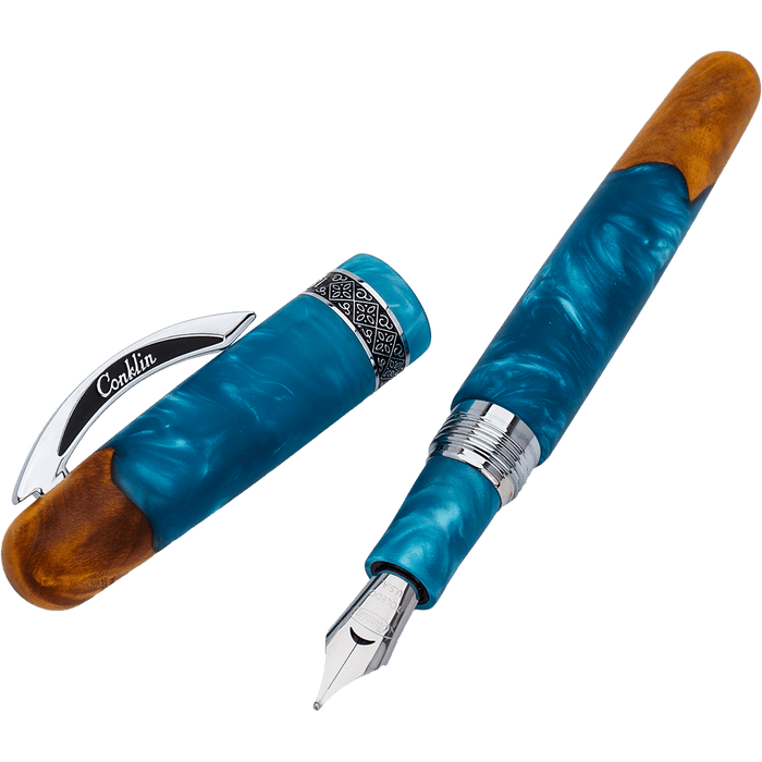 Conklin 1898 Collection Fountain Pen - Spectra Blue Fusion - Pen Boutique Ltd