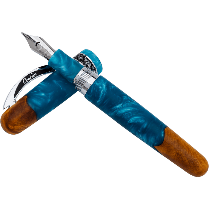 Conklin 1898 Collection Fountain Pen - Spectra Blue Fusion - Pen Boutique Ltd