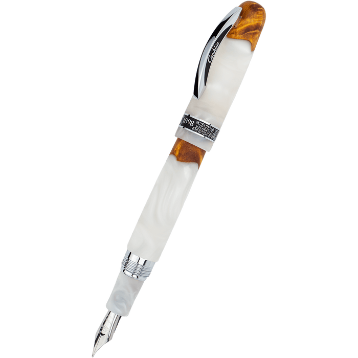 Conklin 1898 Collection Fountain Pen - Spectra White Fusion - Pen Boutique Ltd