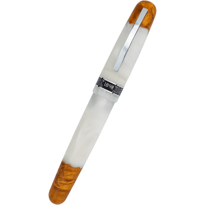 Conklin 1898 Collection Rollerball Pen - Spectra White Fusion - Pen Boutique Ltd