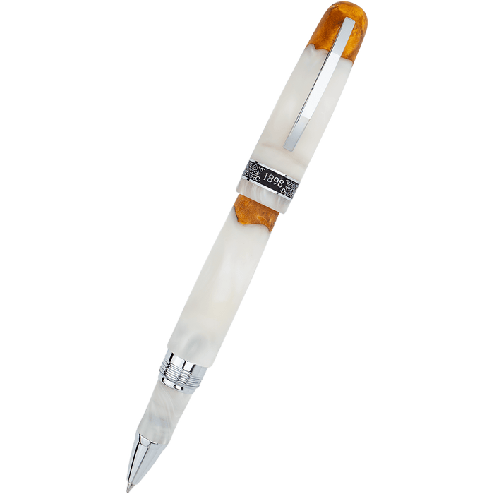 Conklin 1898 Collection Rollerball Pen - Spectra White Fusion - Pen Boutique Ltd