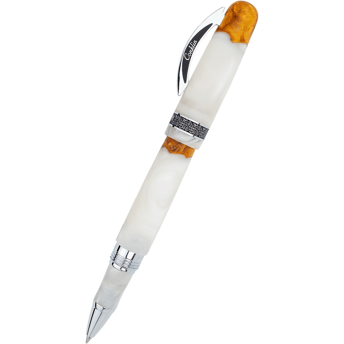 Conklin 1898 Collection Rollerball Pen - Spectra White Fusion - Pen Boutique Ltd