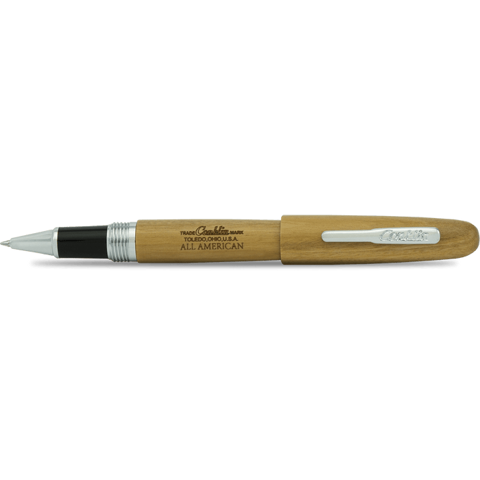 Conklin All American Rollerball Pen - Limited Edition - Pau - Preto/Chrome - Pen Boutique Ltd