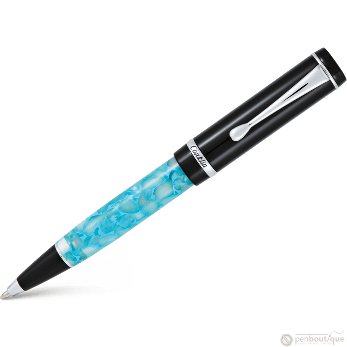 Conklin Duragraph Ballpoint Pen - Turquoise Nights - Pen Boutique Ltd