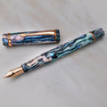 Conklin Duragraph Fountain Pen - Brooks Red Abalone - Rose Gold Plated Trim Limited Edition (Pen Boutique Exclusive) - Pen Boutique Ltd
