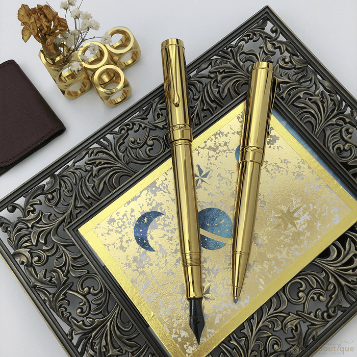 Conklin Duragraph Metal Ballpoint Pen - PVD Gold - Pen Boutique Ltd
