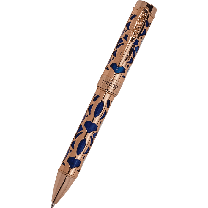 Conklin Endura Ballpoint Pen - Deco Crest Blue - Pen Boutique Ltd