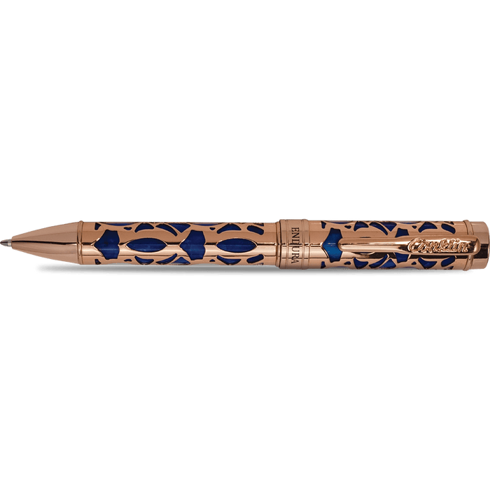 Conklin Endura Ballpoint Pen - Deco Crest Blue - Pen Boutique Ltd