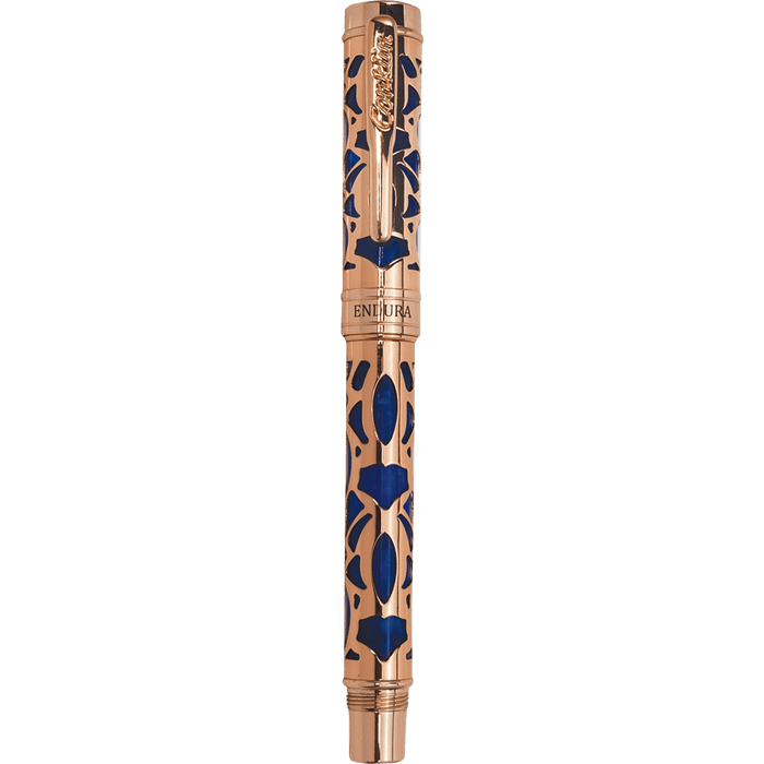 Conklin Endura Fountain Pen - Deco Crest Blue - Pen Boutique Ltd