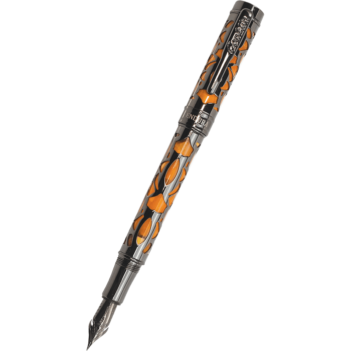 Conklin Endura Fountain Pen - Deco Crest Orange - Pen Boutique Ltd