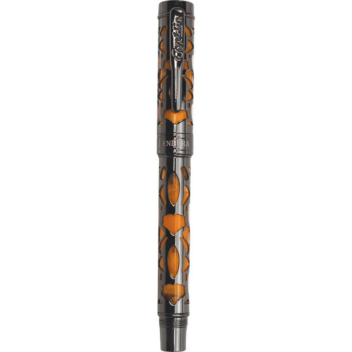 Conklin Endura Fountain Pen - Deco Crest Orange - Pen Boutique Ltd