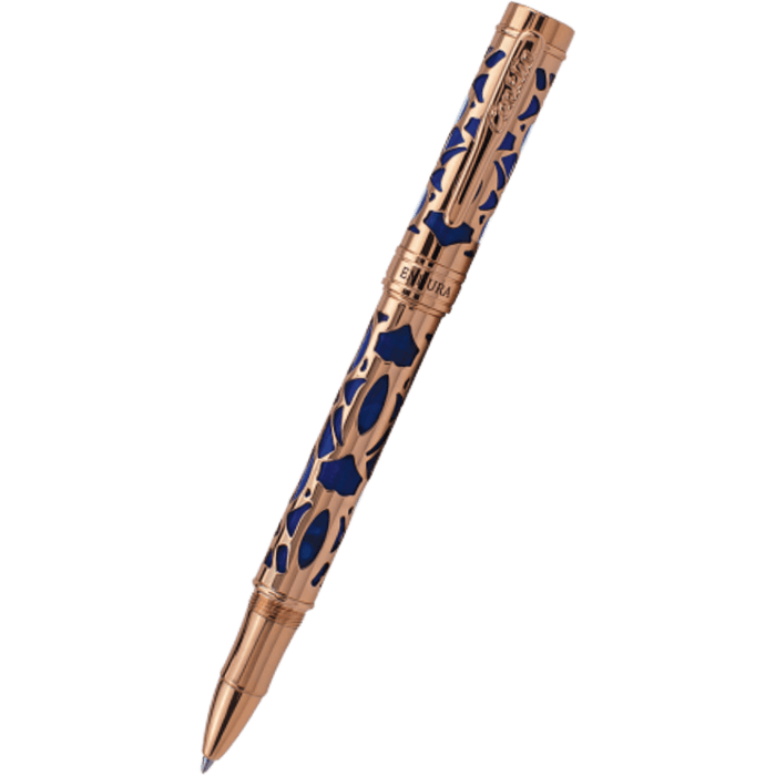 Conklin Endura Rollerball Pen - Deco Crest Blue - Pen Boutique Ltd