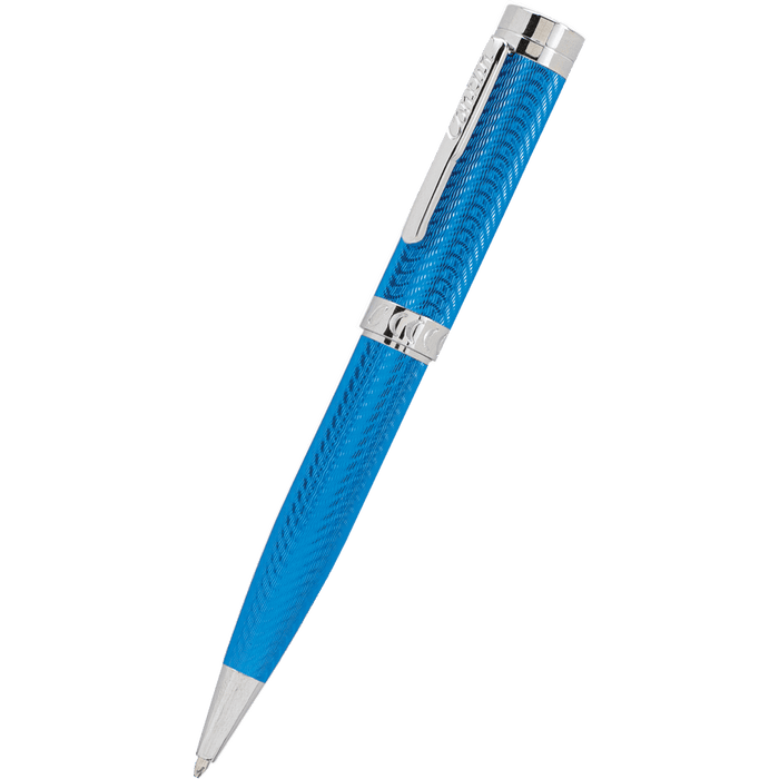 Conklin Herringbone Ballpoint Pen - Signature Blue - Pen Boutique Ltd