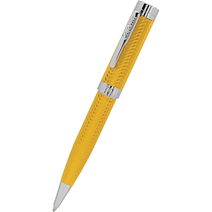 Conklin Herringbone Ballpoint Pen - Signature Yellow - Pen Boutique Ltd