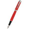 Conklin Herringbone Fountain Pen - Signature Red - Pen Boutique Ltd