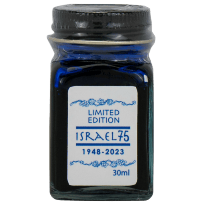 Conklin Israel 75th Anniversary Ink Bottle - Diamond Jubilee (Limited Edition) - Pen Boutique Ltd