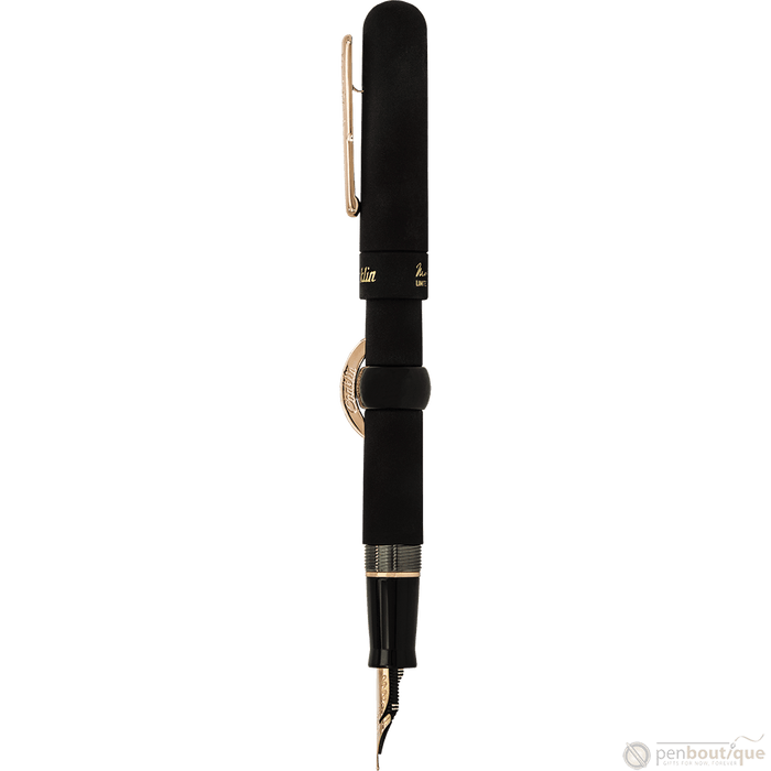Conklin Mark Twain Fountain Pen - Limited Edition - Superblack/Rosegold - Pen Boutique Ltd