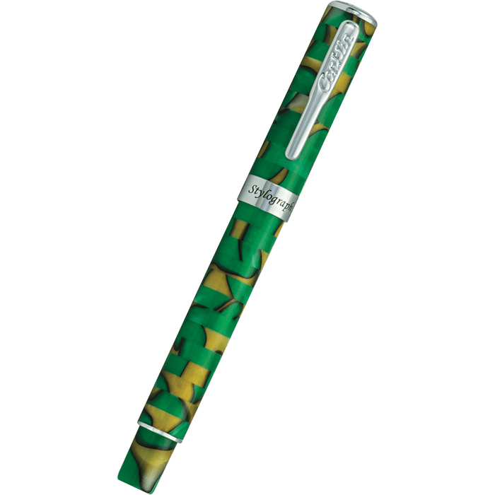 Conklin Stylograph Fountain Pen - Mosaic Green/Brown - Pen Boutique Ltd