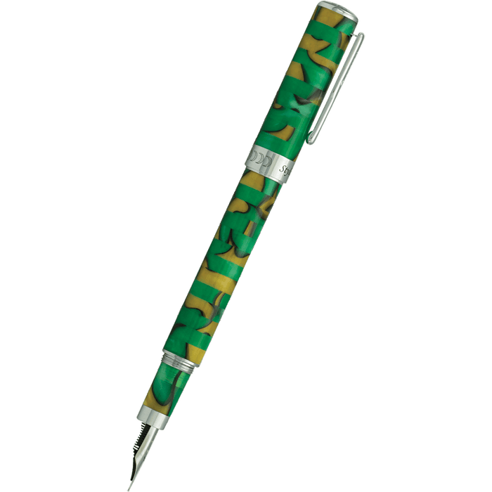 Conklin Stylograph Fountain Pen - Mosaic Green/Brown - Pen Boutique Ltd