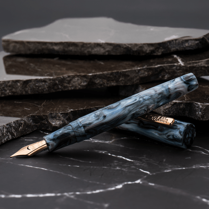 Conklin Toledo Fountain Pen - Limited Edition - Blue Abalone - Rose Gold Trim (Pen Boutique Exclusive) - Pen Boutique Ltd