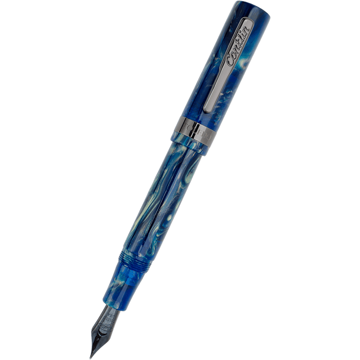Conklin Toledo Fountain Pen - Limited Edition - Brooks Cenote - Gunmetal Trim (Pen Boutique Exclusive) - Pen Boutique Ltd