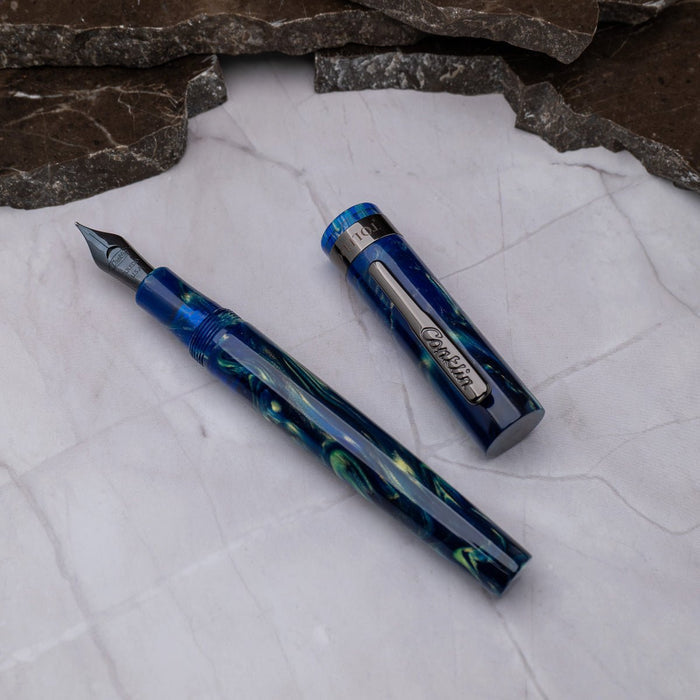 Conklin Toledo Fountain Pen - Limited Edition - Brooks Cenote - Gunmetal Trim (Pen Boutique Exclusive) - Pen Boutique Ltd