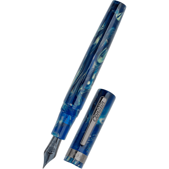 Conklin Toledo Fountain Pen - Limited Edition - Brooks Cenote - Gunmetal Trim (Pen Boutique Exclusive) - Pen Boutique Ltd