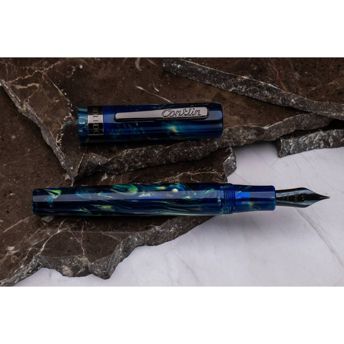 Conklin Toledo Fountain Pen - Limited Edition - Brooks Cenote - Gunmetal Trim (Pen Boutique Exclusive) - Pen Boutique Ltd