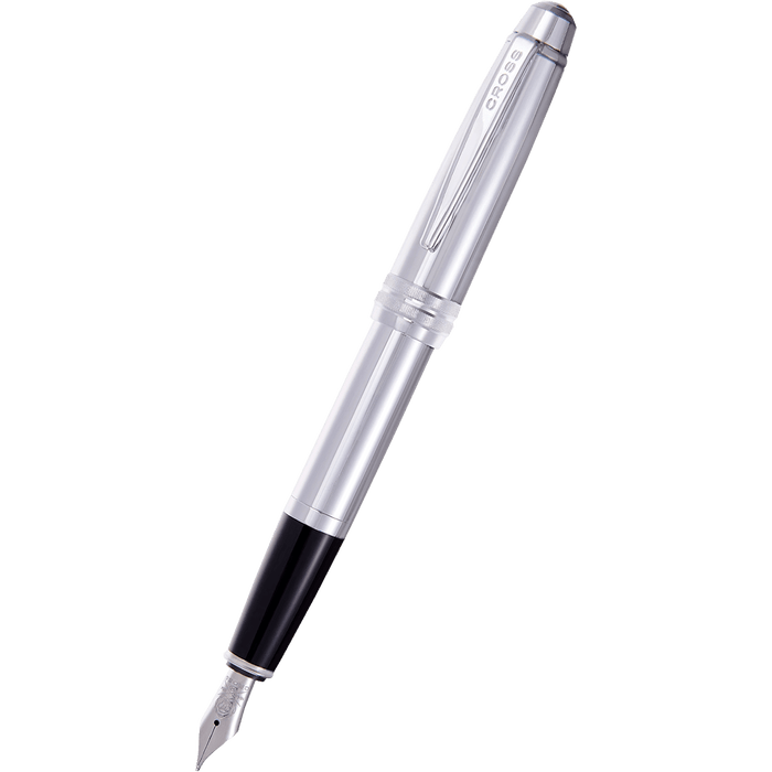 Cross Bailey Fountain Pen - Polished Chrome - Pen Boutique Ltd
