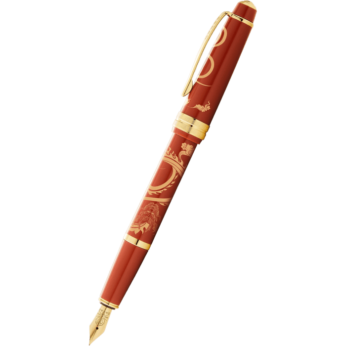 Cross Bailey Light - Year of the Dragon - Fountain Pen - Polished Amber Resin and Gold Tone - Pen Boutique Ltd