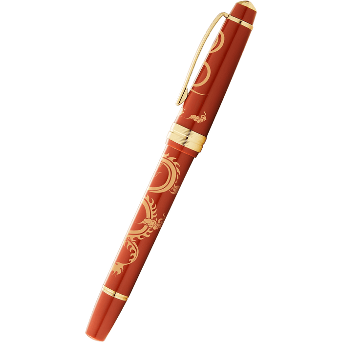 Cross Bailey Light - Year of the Dragon - Fountain Pen - Polished Amber Resin and Gold Tone - Pen Boutique Ltd