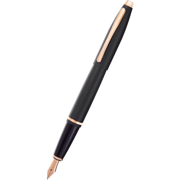 Cross Calais Fountain Pen - Matte Black - Medium - Pen Boutique Ltd