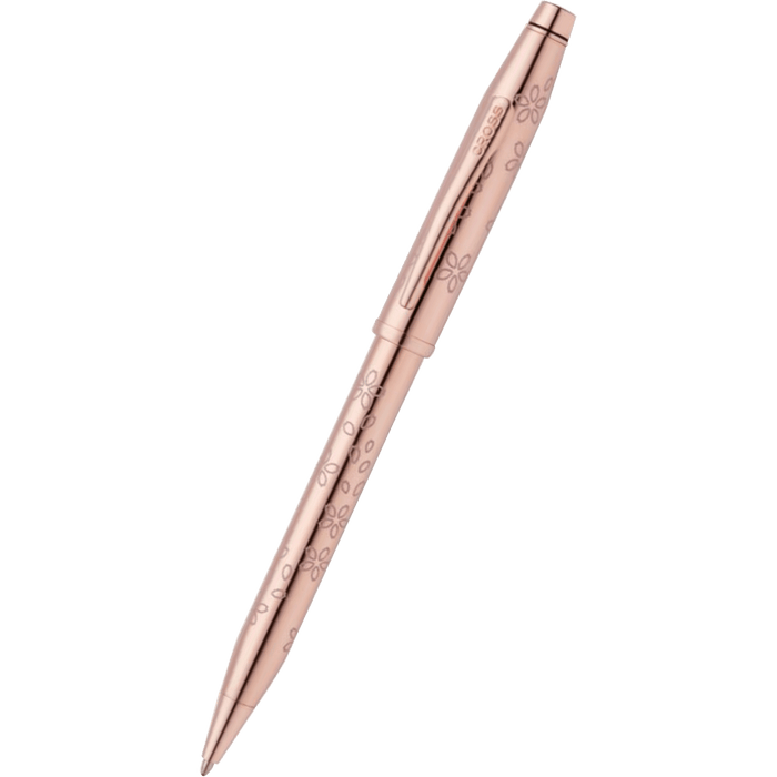 Cross Century II Ballpoint Pen - Cherry Blossom Metallic Rose - Pen Boutique Ltd