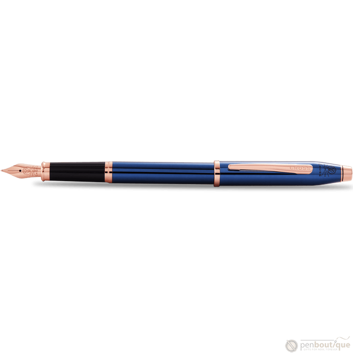 Cross Century II Fountain Pen - Translucent Blue - Pen Boutique Ltd