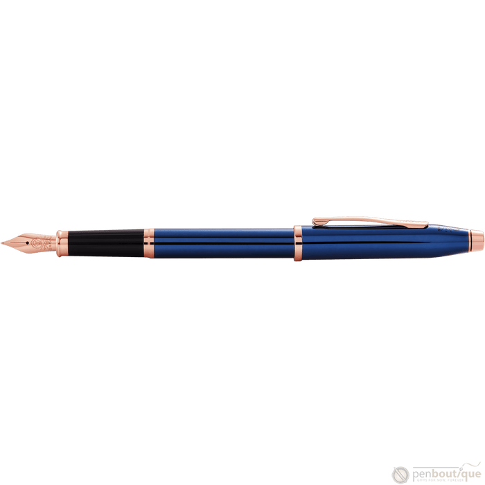 Cross Century II Fountain Pen - Translucent Blue - Pen Boutique Ltd