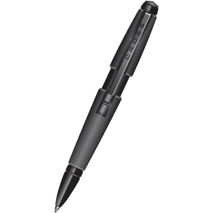 Cross Edge Rollerball Pen - Matte Black - Pen Boutique Ltd