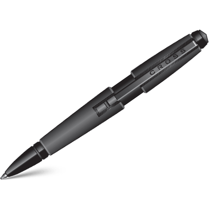 Cross Edge Rollerball Pen - Matte Black - Pen Boutique Ltd
