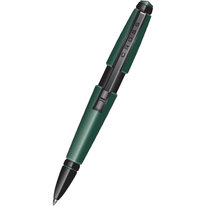 Cross Edge Rollerball Pen - Matte Green - Pen Boutique Ltd